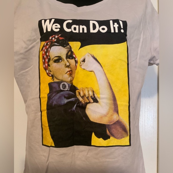 Ladies Vintage Rosie the Riveter "We Can Do It! Size L - Picture 2 of 7